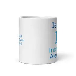 Mug Prénom "Incroyable Alexandre" I.A. | Style Bleu Bicolore