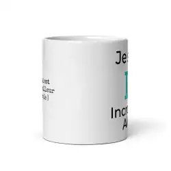 Mug Prénom "Incroyable Alexis" I.A. | Style Design Turquoise