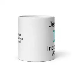 Mug Prénom "Incroyable Adam" I.A. | Style Design Turquoise