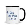 Mug "Mi-Dieu Mi-Papa" | Cadeau Papa Humour