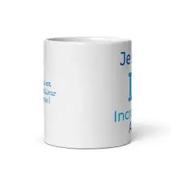 Mug Prénom "Incroyable Alan" I.A. | Style Bleu Bicolore