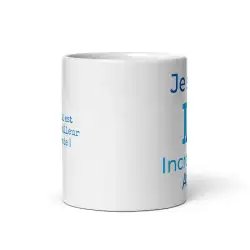 Mug Prénom "Incroyable Aloïs" I.A. | Style Bleu Bicolore