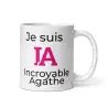 Mug Prénom "Incroyable Adrienne" I.A. | Style Rose Pétillant