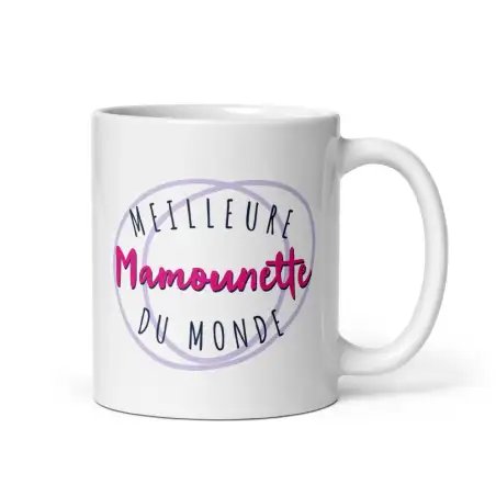 Mug "Meilleure Mamounette du Monde" | Cadeau Maman Tendre