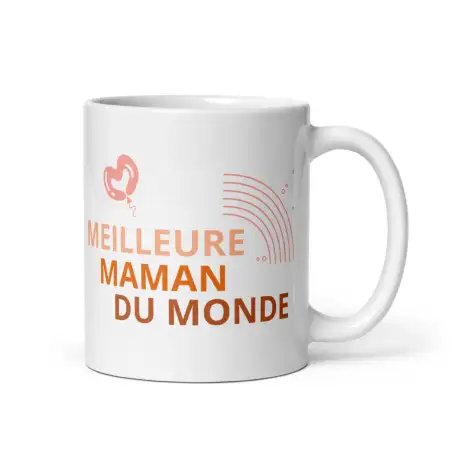 Mug "Meilleure Maman du Monde" | Cadeau Maman Fun & Coloré