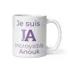 Mug Prénom "Incroyable Anouk" I.A. | Style Mauve Douceur