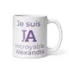 Mug Prénom "Incroyable Alexandra" I.A. | Style Mauve Douceur
