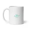 Mug "Merci" Style Carte | Cadeau Remerciement Turquoise