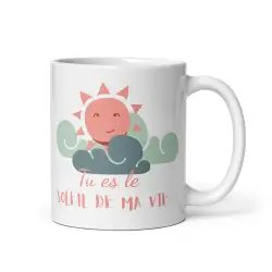 Mug "Tu es le soleil de ma vie" | Cadeau Original Vert