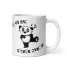 Mug Panda "La vie est si belle avec toi" | Cadeau Romantique
