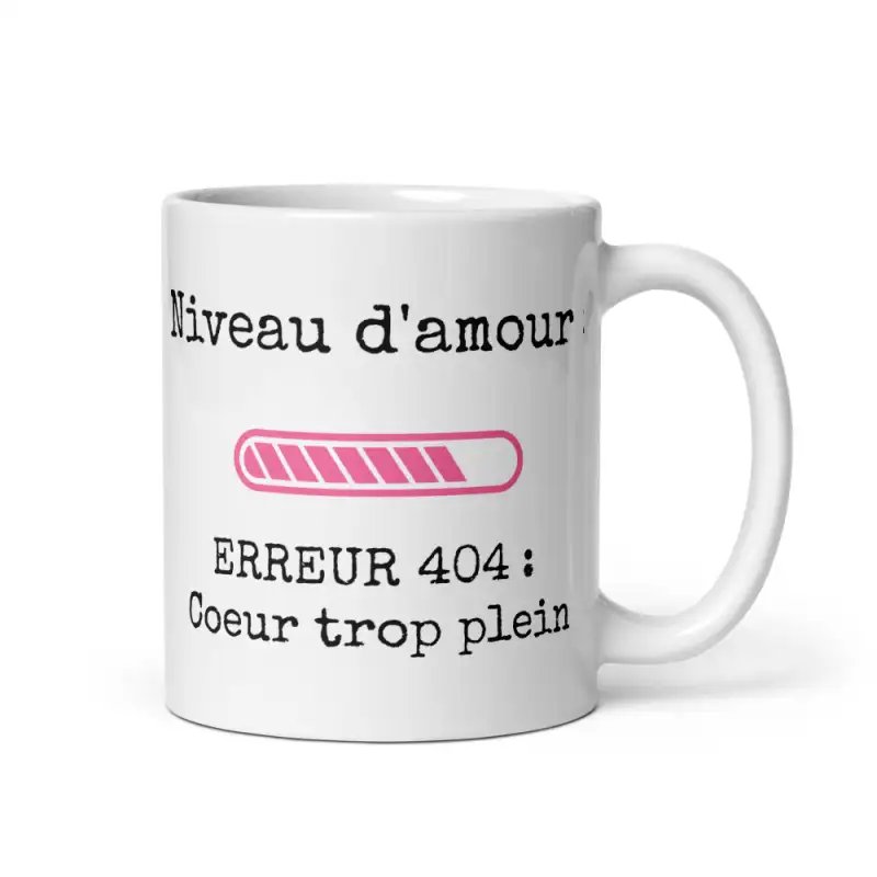 Mug "Mon bug préféré" | Cadeau Romantique & Mignon Rose