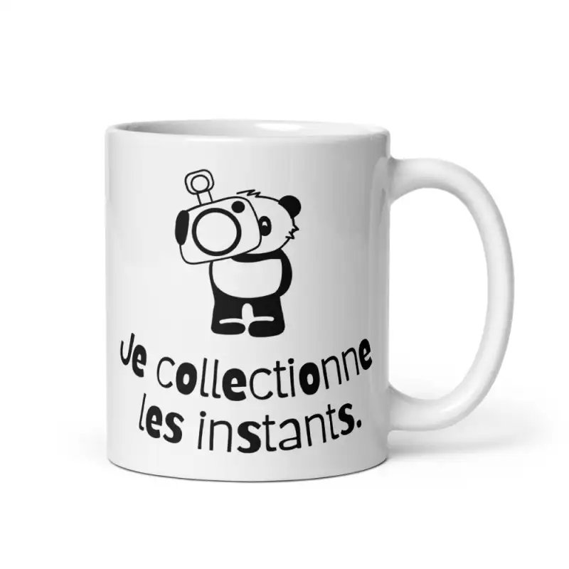 Mug Panda "Chantage Éventuel" | Cadeau Humour Photographe