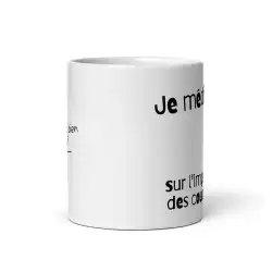 Mug Panda "Je médite..." | Cadeau Humour & Philosophie