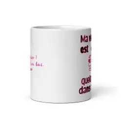 Mug Panda "Vie Sociale" | Cadeau Mignon Lecteur Rose