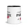 Mug "Copine Parfaite et Modeste" | Cadeau Humour Couple Femme