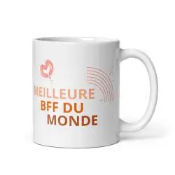 Mug "Meilleur BFF du Monde" | Cadeau Meilleure Amie Coloré