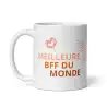 Mug "Meilleur BFF du Monde" | Cadeau Meilleure Amie Coloré