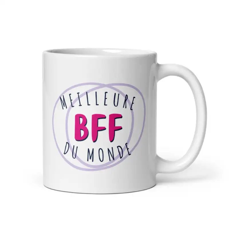 Mug Meilleure BFF du Monde | Le Cadeau Ultime pour votre Âme Sœur Amic