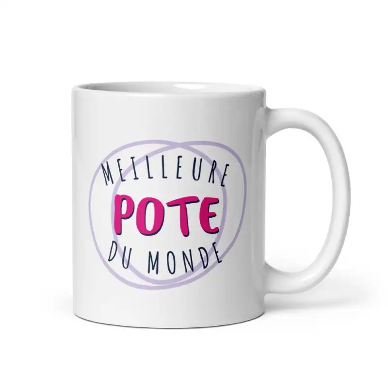 Mug Meilleure Pote du Monde | Le Trophée de la Meilleure des Amies