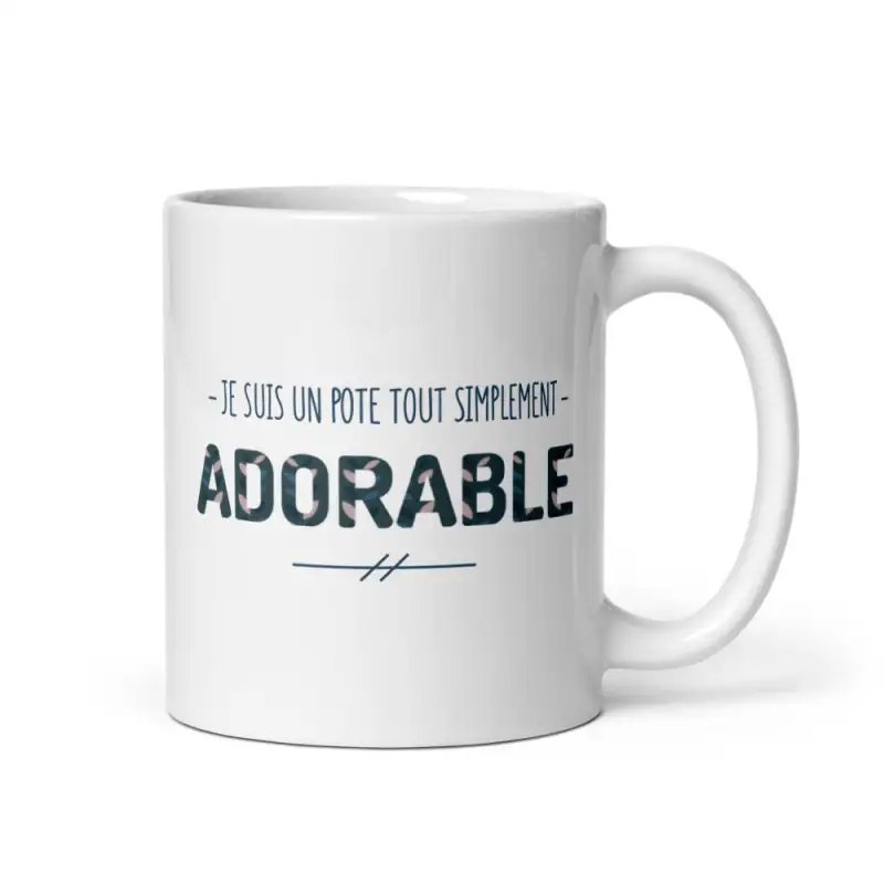 Mug Pote Adorable | Idée Cadeau Drôle pour votre Meilleur Pote