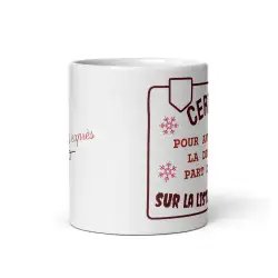 Mug de Noël Humour Gourmand | Vilain Bûche | E-kado