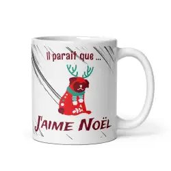 Mug Humour Chien Blasé de Noël | Cadeau Grinch | E-kado