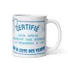 Mug Humour Bureau Noël | Vilain Réunion Vendredi 17h | E-kado