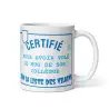 Mug Humour Bureau Noël | Vilain Vole Mug | E-kado