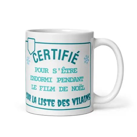 Mug Humour Film de Noël | Vilain Endormi | E-kado