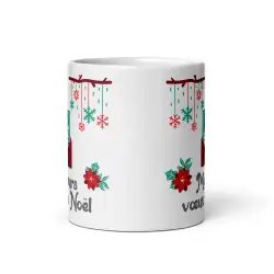 Mug Meilleurs Vœux de Noël | Cadeau Traditionnel et Élégant | E-kado