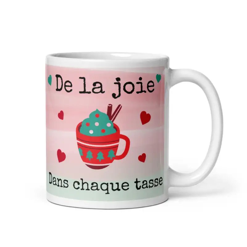Mug de la Joie de Noël | De la Joie dans Chaque Tasse | E-kado