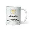 Mug Humour Noël | Survécu à l'Overdose de Foie Gras | E-kado