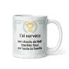 Mug Humour Noël | Survécu aux Chants Faux en Famille | E-kado