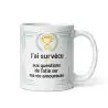 Mug Humour Noël | Survécu aux Questions de Tatie | E-kado