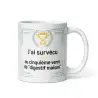 Mug Humour Noël | Survécu au Digestif Maison | E-kado