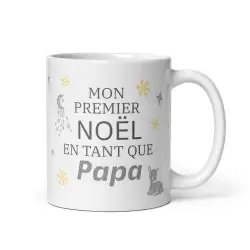 Mug Mon Premier Noël en tant que Papa | Cadeau Jeune Papa | E-kado