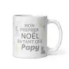 Mug Mon Premier Noël en tant que Papy | Cadeau Nouveau Grand-Père | E-