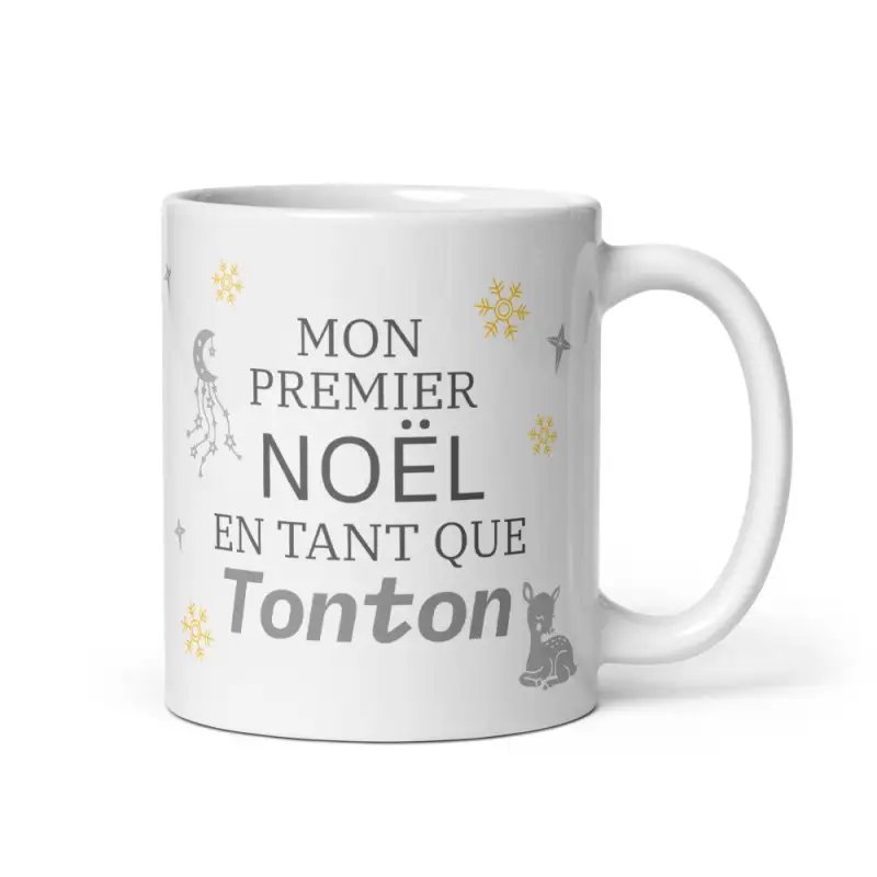 Mug Mon Premier Noël en tant que Tonton | Cadeau Nouvel Oncle | E-kado