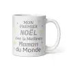 Mug Premier Noël avec la Meilleure Maman du Monde | Cadeau Maman | E-k