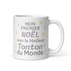 Mug Premier Noël avec le Meilleur Tonton du Monde | Cadeau Oncle | E-k