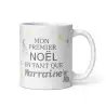 Mug Mon Premier Noël en tant que Marraine | Cadeau Nouvelle Marraine |