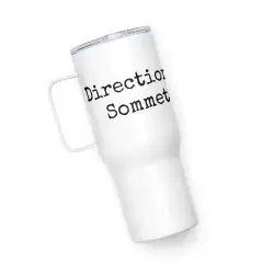 Mug avec anse "Direction : Sommet"