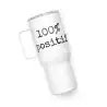 Mug avec anse "100% positif"
