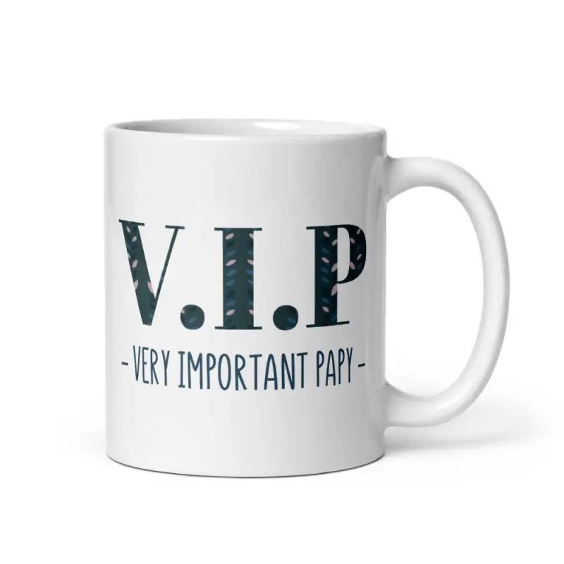 Mug "V.I.P. Very Important Papy" | Cadeau Papy Original