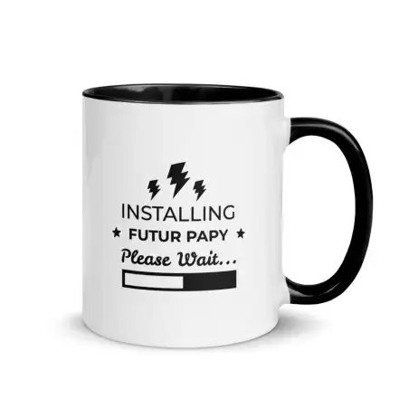 Mug "Futur Papy" | Cadeau Annonce Grossesse & Nouveau Rôle