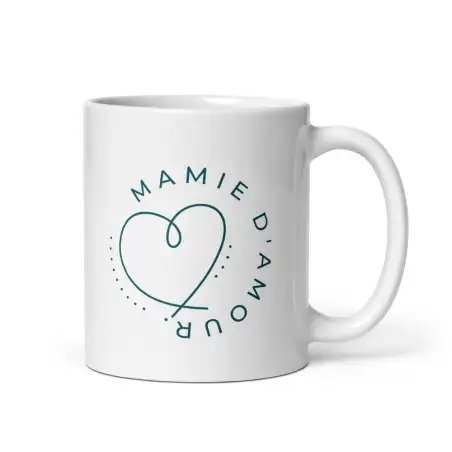 Mug "Mamie d'amour" | Cadeau Tendre pour Mamie
