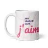 Mug "Ma Mamie que j'aime" | Cadeau Tendre Grand-Mère