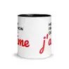 Mug "Mon Frangin que j'aime" | Cadeau Frangin Design Noir