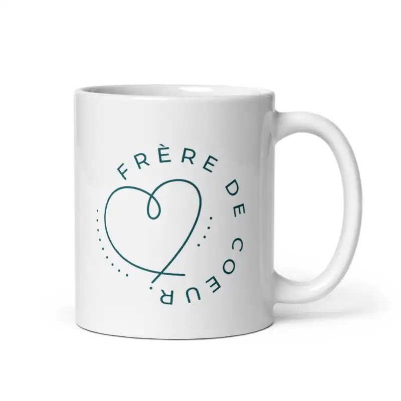 Mug "Frère de cœur" | Cadeau Meilleur Ami Homme