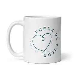 Mug "Frère de cœur" | Cadeau Meilleur Ami Homme